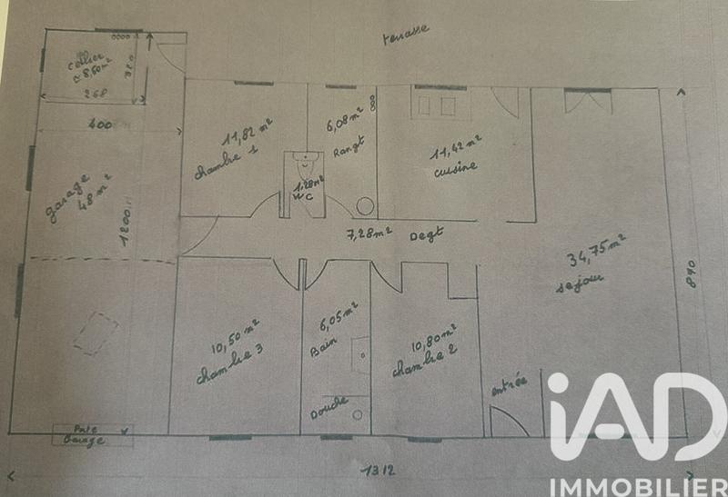 Maison - 100 m² - 5 pièces