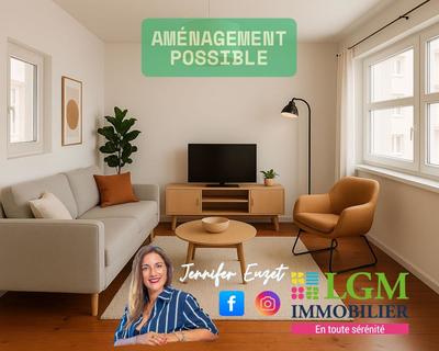Appartement - 66 m² - 2 pièces