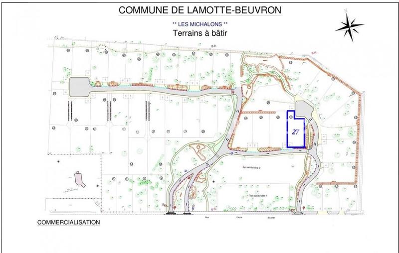 Terrain constructible - 620 m²