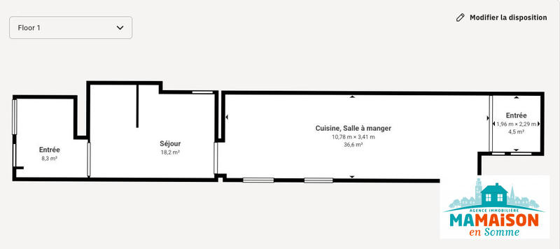 Maison ancienne - 151 m² - 5 pièces