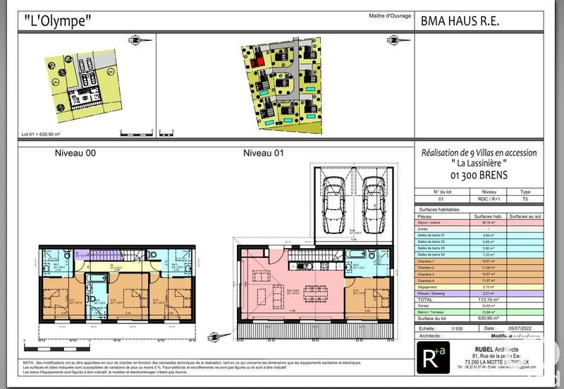 Maison - 113 m² - 5 pièces