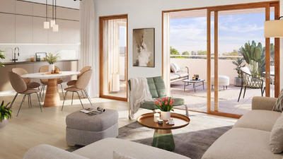 Appartement - 92 m² - 4 pièces