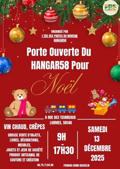 Portes Ouvertes du Hangar 58 pour Noël