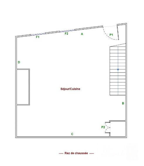 Maison ancienne - 90 m² - 4 pièces