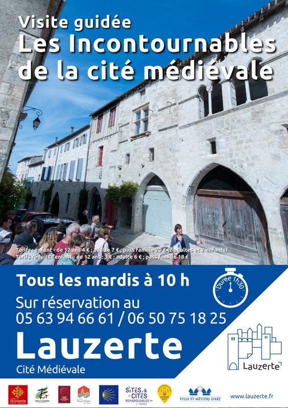 Visite les Incontournables de la cité médiévale de Lauzerte à Lauzerte