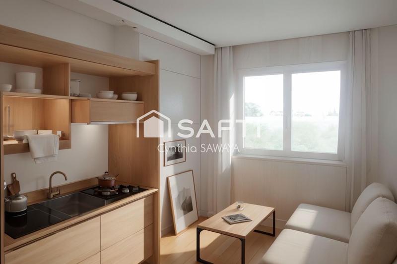 Appartement - 15 m² - 1 pièce