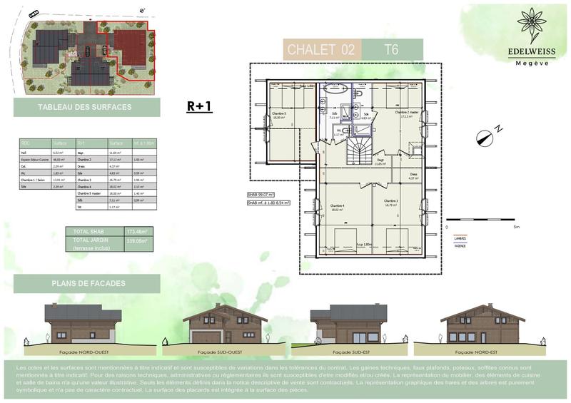 Châlet - 173 m² - 6 pièces