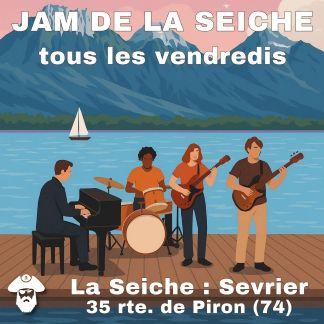 🎷 Scène ouverte, partage musical, jam session  à la Seiche 🎷