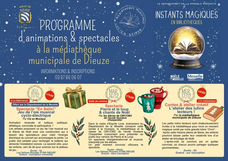 Spectacle - Pierre et le loups &amp; chants de Noël