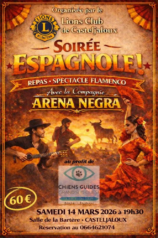 Soirée espagnole du Lion's club