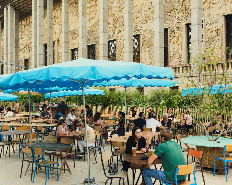Poisson Lune terrasse éphémère du Palais de la Porte Dorée