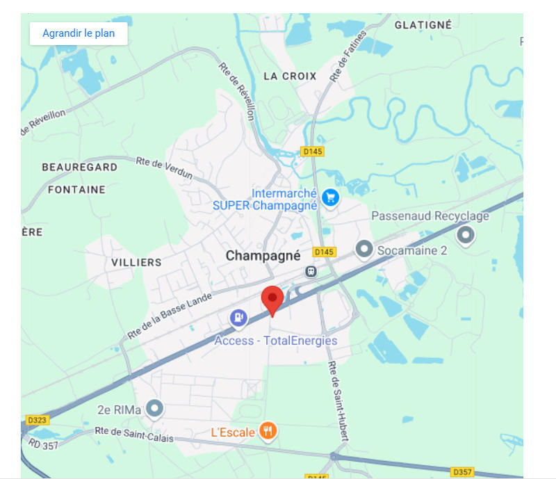 Terrain constructible - 410 m²