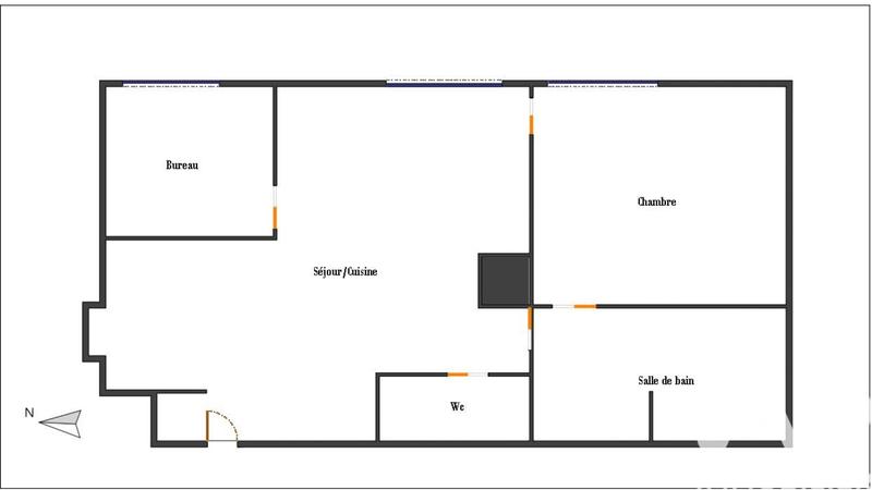 Appartement - 53 m² - 3 pièces