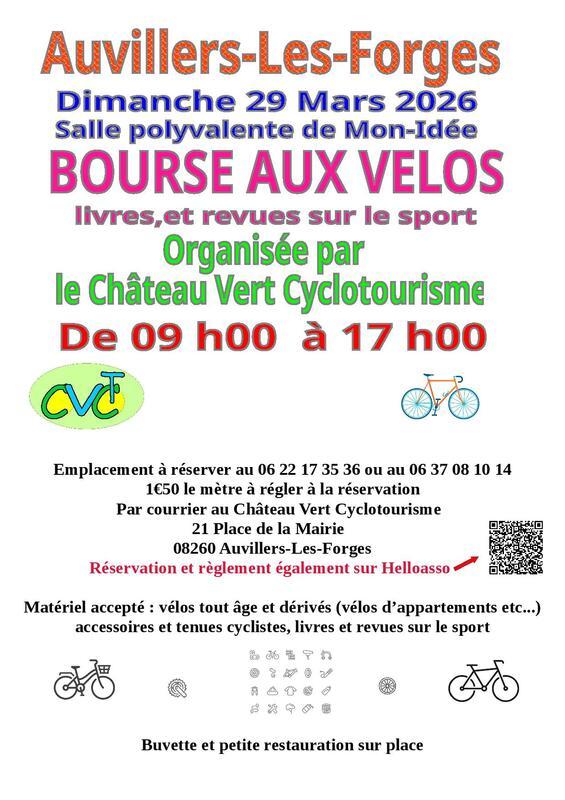 Bourse aux vélos, livres et revues sur le sport