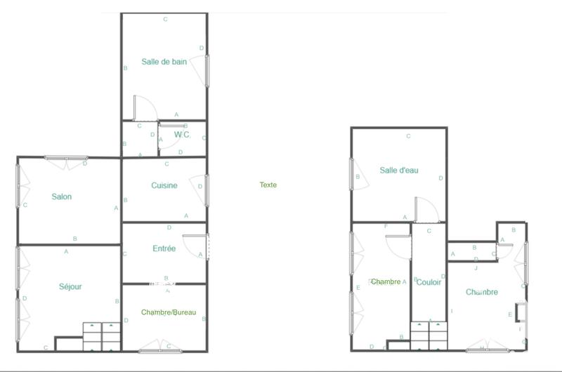 Maison de ville - 110 m² - 5 pièces