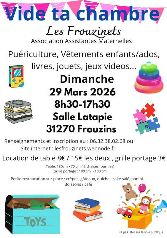 Vide ta chambre les frouzinets