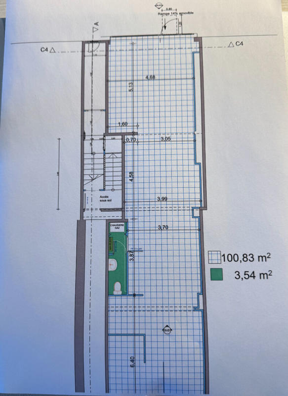 Fonds de commerce - 101 m²
