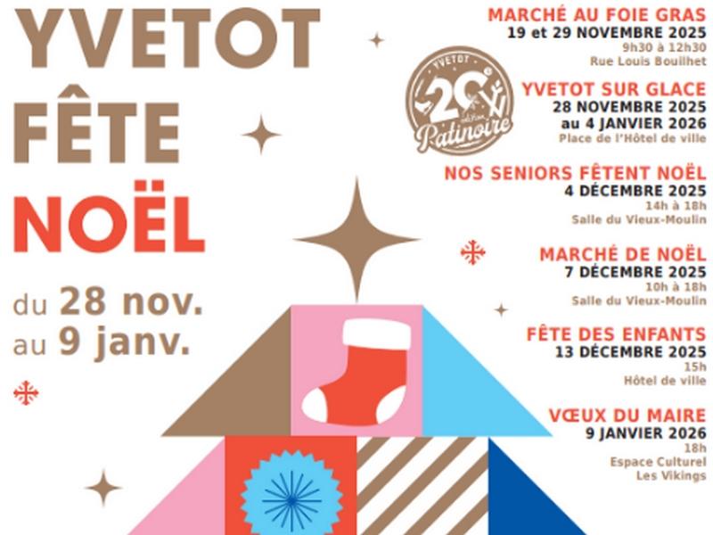 Yvetot fête Noël – Yvetot sur glace, « Welcome 2026 »