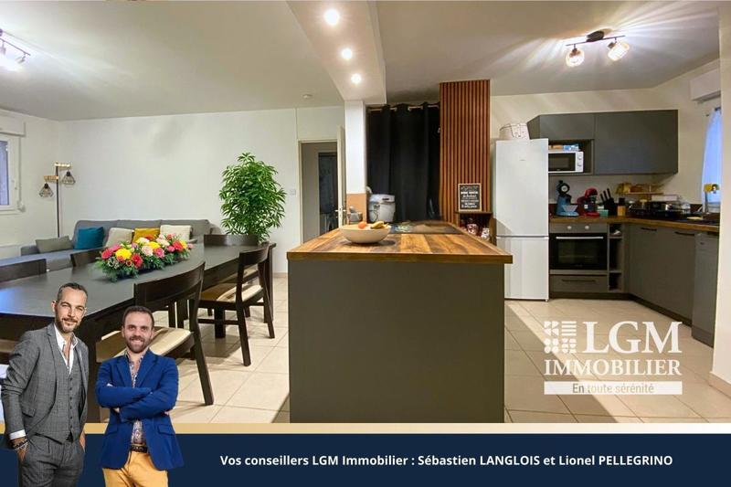 Appartement - 62 m² - 3 pièces