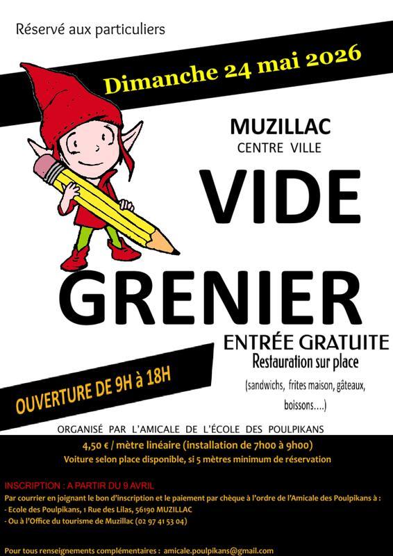 Vide grenier centre ville de muzillac