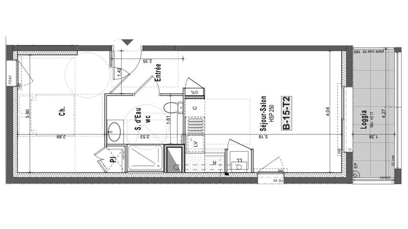 Appartement - 41 m² - 2 pièces