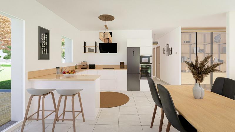 Maison traditionnelle - 92 m² - 5 pièces