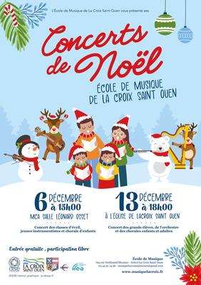 Concert de Noël des grands élèves, de la classe d'orchestre et la chorale adultes