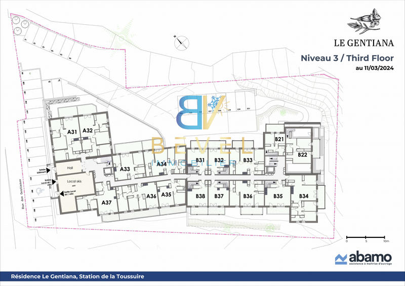 Appartement - 43 m² - 2 pièces