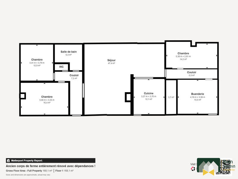 Ferme - 138 m² - 5 pièces