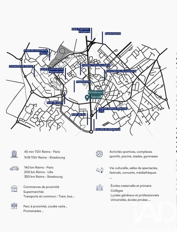 Appartement - 44 m² - 2 pièces