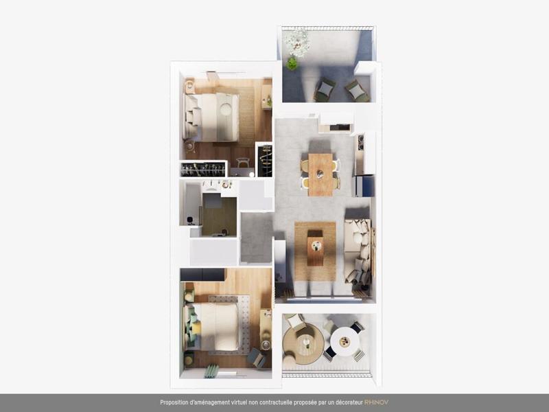 Appartement - 46 à 84 m² - 2 à 4 pièces