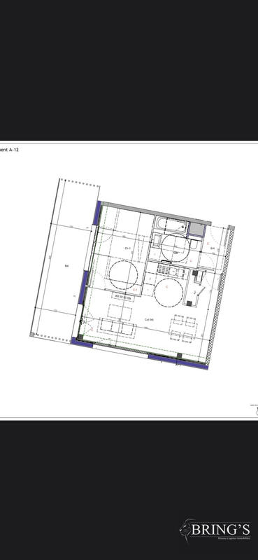 Appartement - 47 m² - 2 pièces