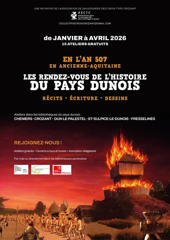 Ateliers  dans les bibliothèques du Pays Dunois