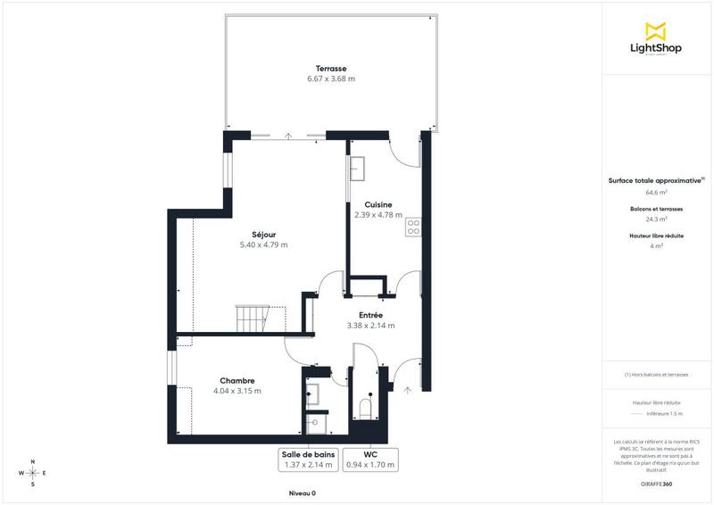 Duplex - 104 m² - 4 pièces