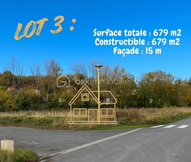 Terrain constructible - 679 m²