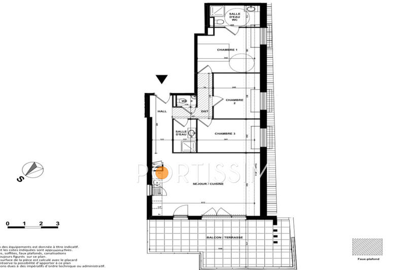 Appartement - 80 m² - 4 pièces