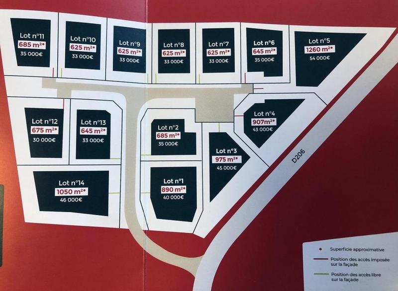 Terrain constructible - 685 m²