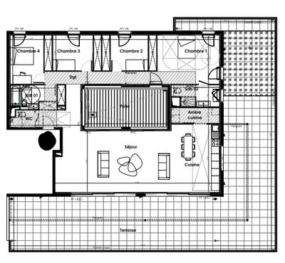 Appartement - 118 m² - 4 pièces