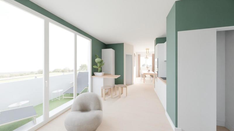 Appartement - 55 m² - 3 pièces