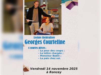 Lecture théâtralisée : Georges Courteline