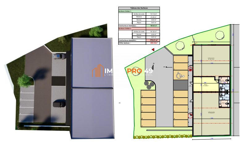 Local commercial - 180 m²