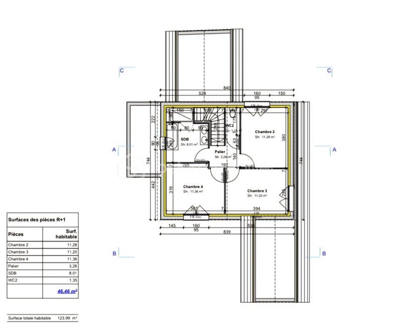 Maison - 123 m² - 6 pièces