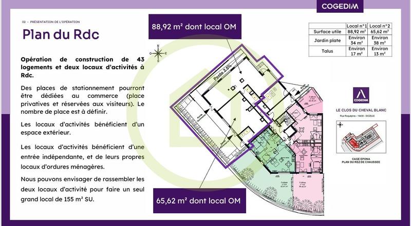Local d'activités - 89 m²