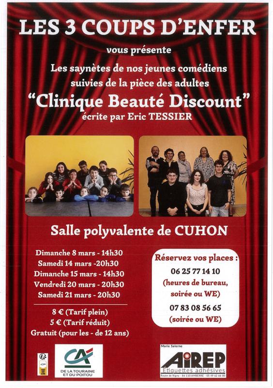 Représentation Théâtrale "Clinique Beauté Discount"