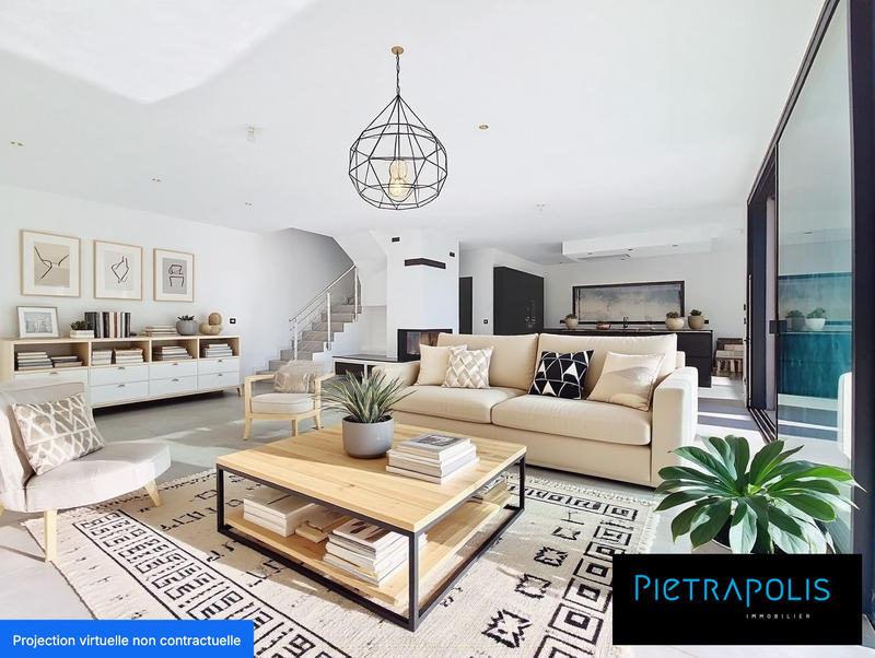 Maison contemporaine - 200 m² - 7 pièces