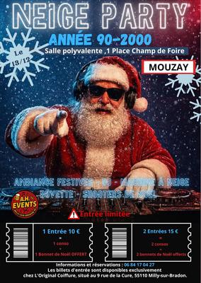 Neige party - soirée années 90/2000