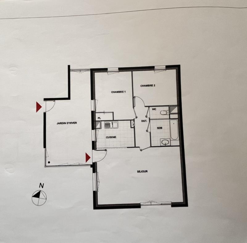 Appartement - 93 m² - 3 pièces