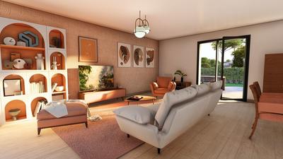 Maison - 90 m² - 4 pièces