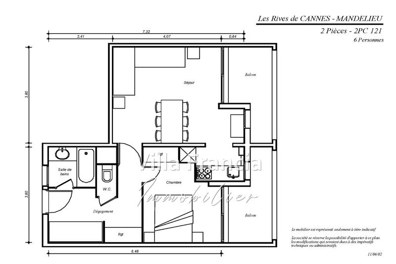Appartement - 42 m² - 2 pièces