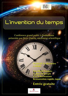 Conférence &quot;L'invention du temps&quot;